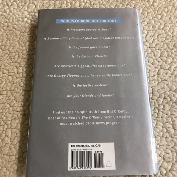 Who's Looking Out for You? Bill O'Reilly Hardcover Book 
214 Pages - Picture 2 of 9